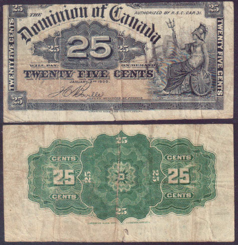 1900 Canada 25 Cents L001204